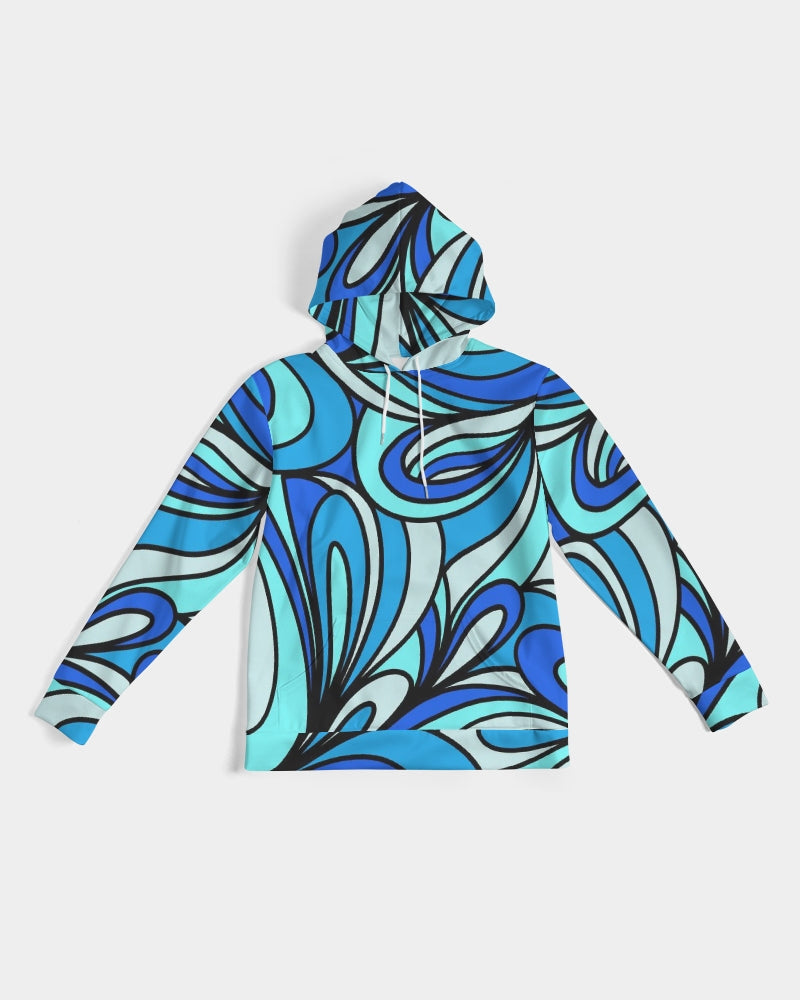 Louie Cool Bleu Men's All-Over Print Hoodie