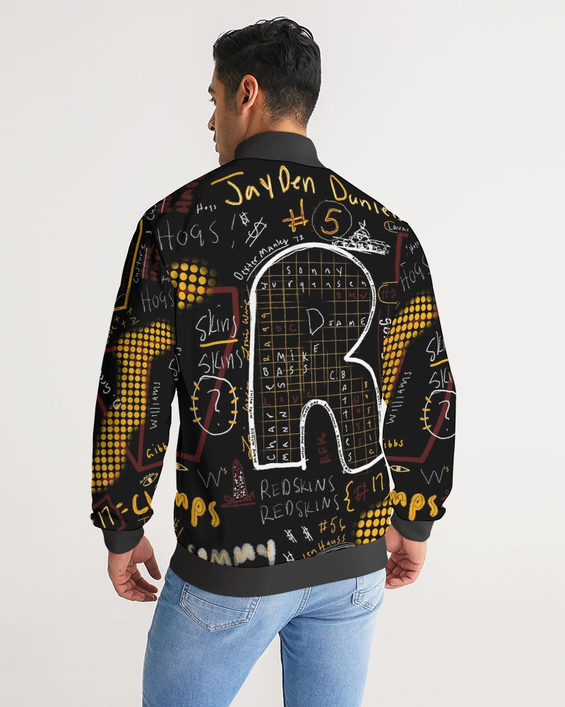 Battle of the Beltways Men's All-Over Print Stripe Sleeve Track Jacket