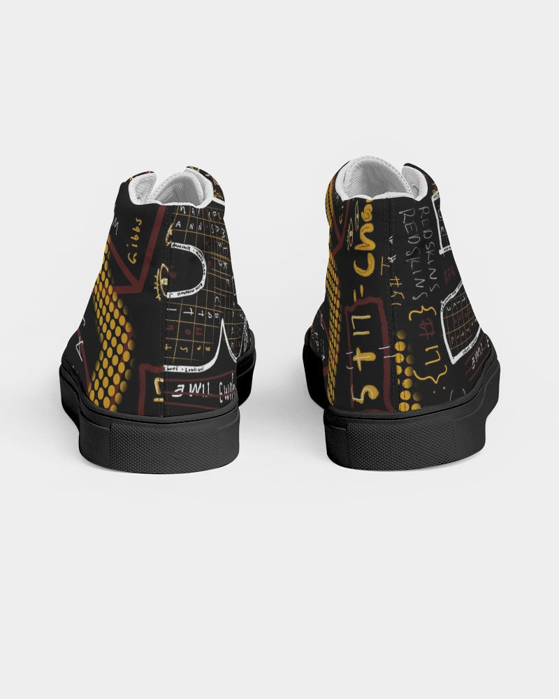 Battle of the Beltways Men's Hightop Canvas Shoe - Black