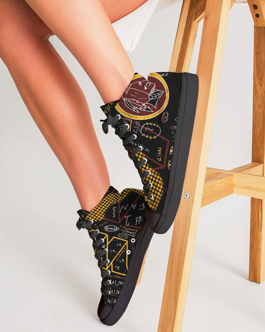 Battle of the Beltways - Vintage Logo Women's Hightop Canvas Shoe - Black