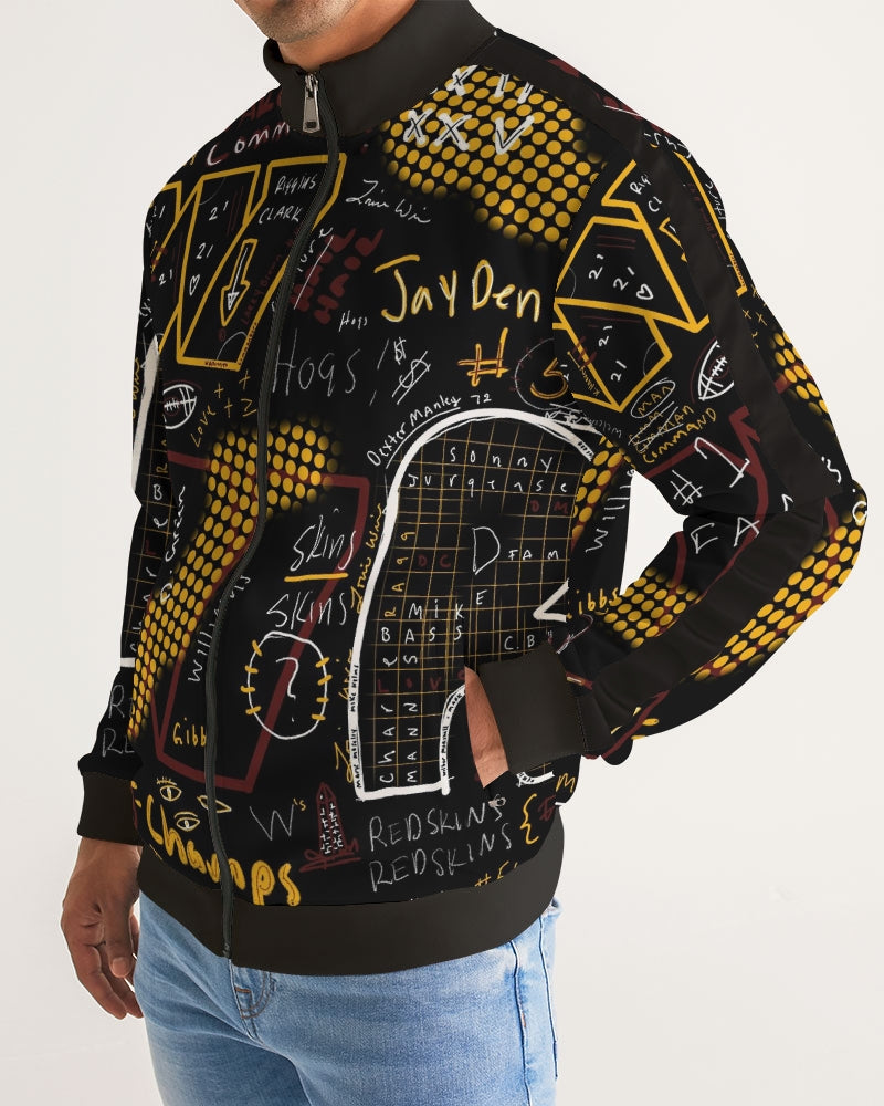 Battle of the Beltways Men's All-Over Print Stripe Sleeve Track Jacket