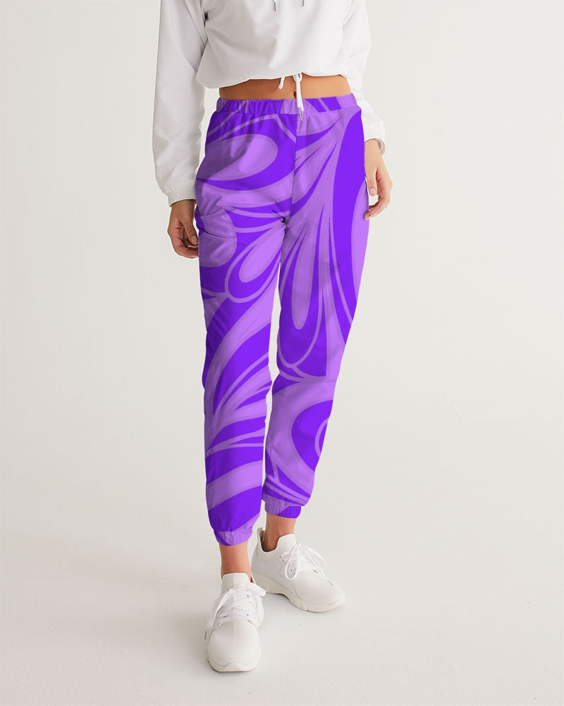 Louie Wri Purple Groove Women's Track Pants