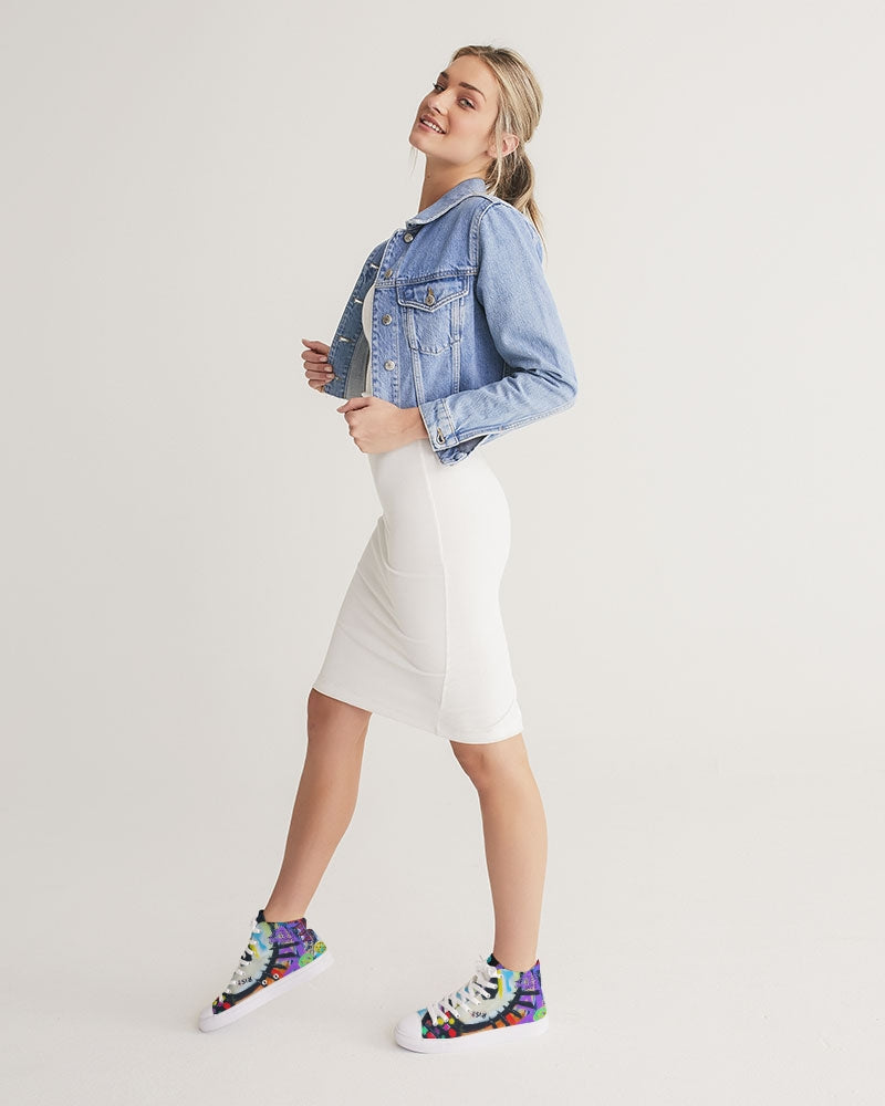 Louie Wri Neo 1.83 X Loiuhltee Women's Hightop Canvas Shoe