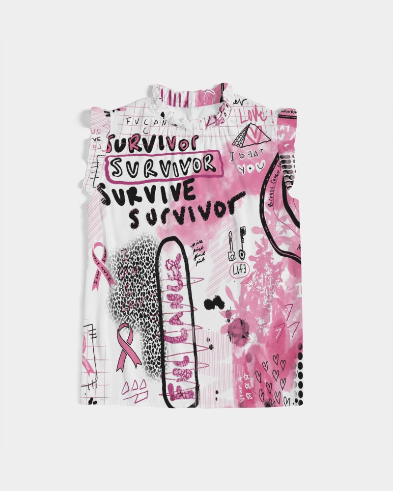 Survivor Collection Women's Ruffle Sleeve Top