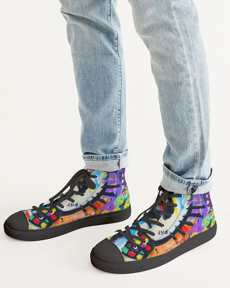 Louie Wri Neo 1.83 X Loiuhltee Men's Hightop Canvas Shoe - Black