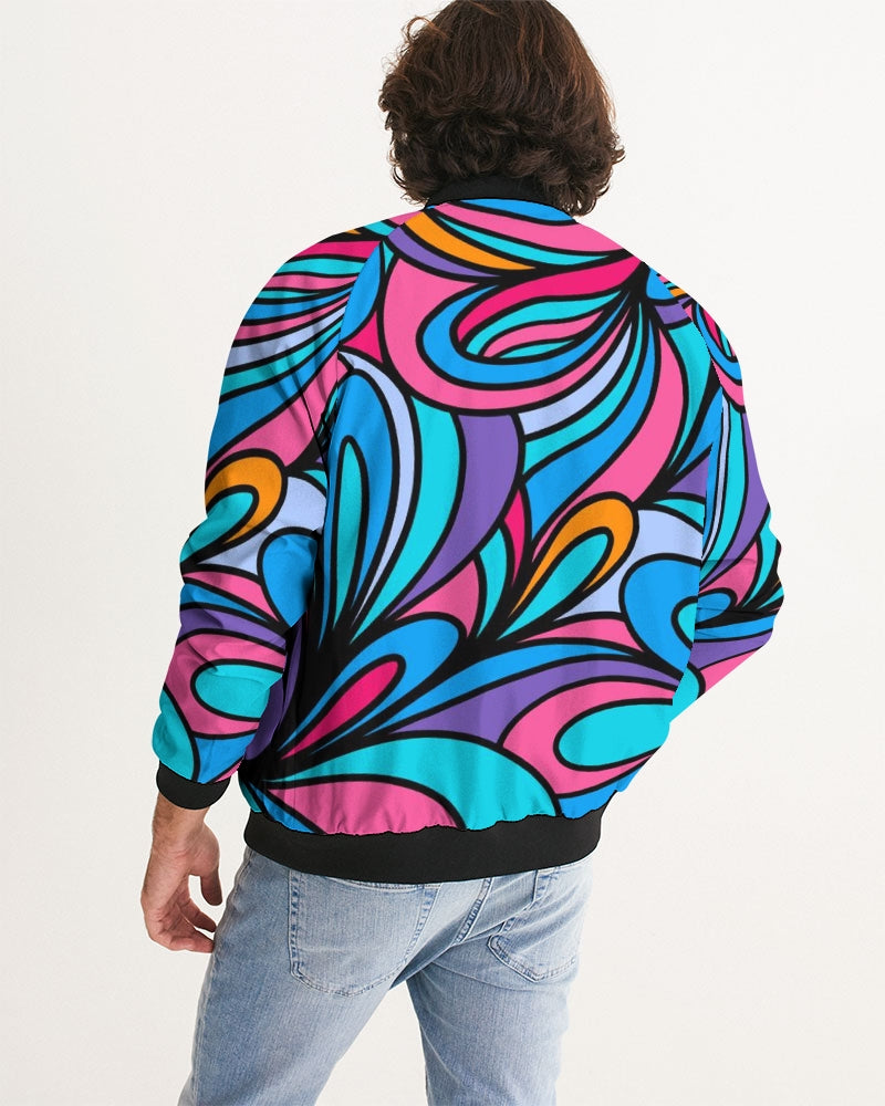Louie Wri Happy Collection Men's Bomber Jacket