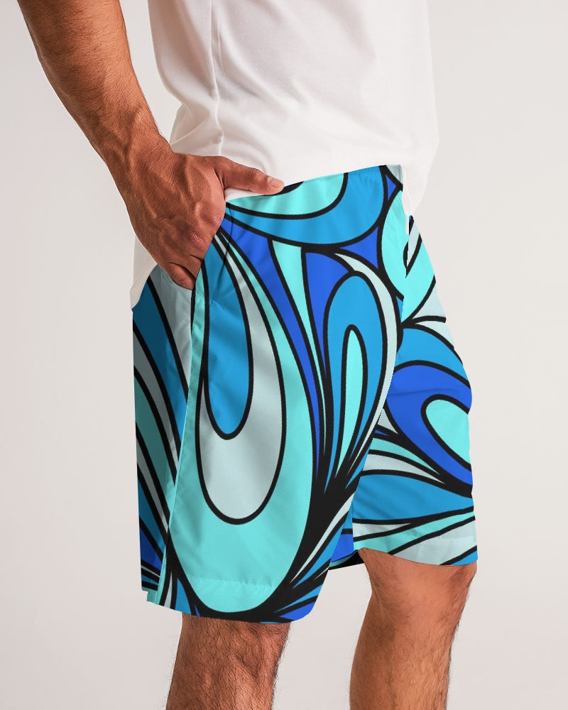 Louie Cool Bleu Men's Jogger Shorts