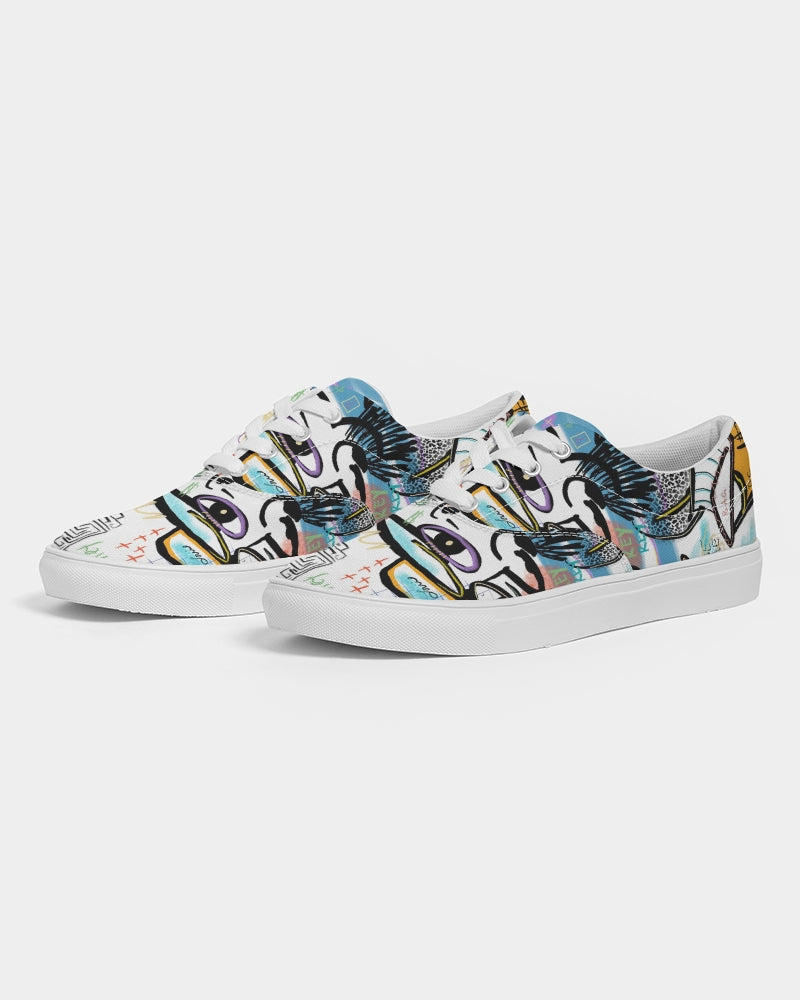 Louie Wri Trap 2 Collection Women's Lace Up Canvas Shoe