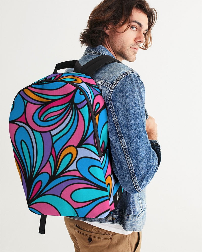 Louie Wri Happy Collection Large Backpack