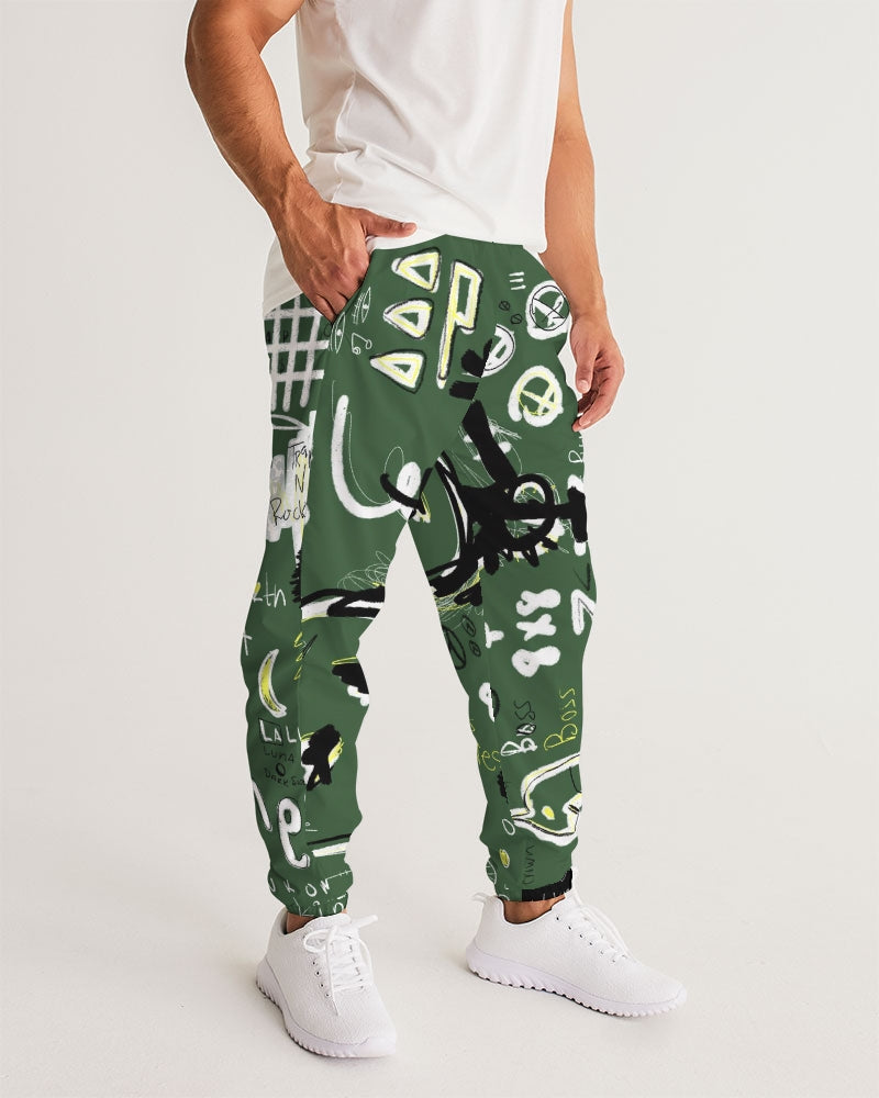 Louie Wri Trap Collection - Green Men's Track Pants