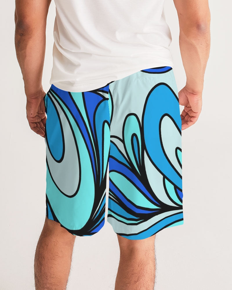 Louie Cool Bleu Men's Jogger Shorts