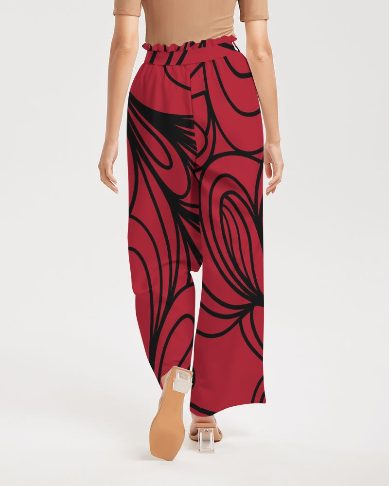 Love Red Collection Women's High-Rise Wide Leg Pants