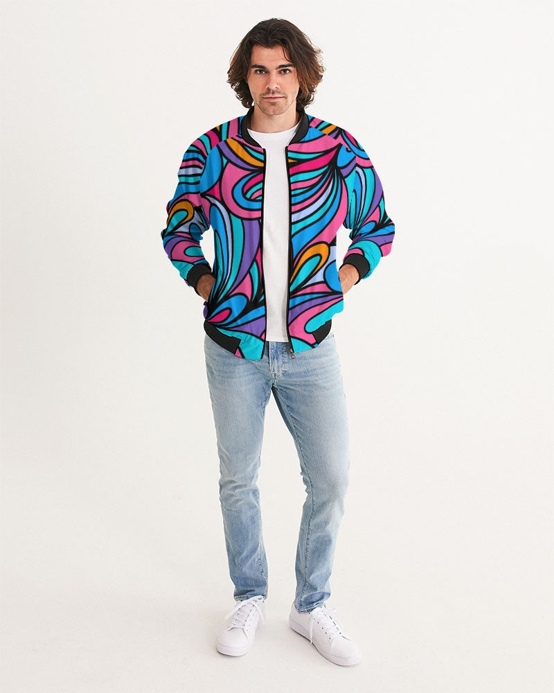 Louie Wri Happy Collection Men's Bomber Jacket