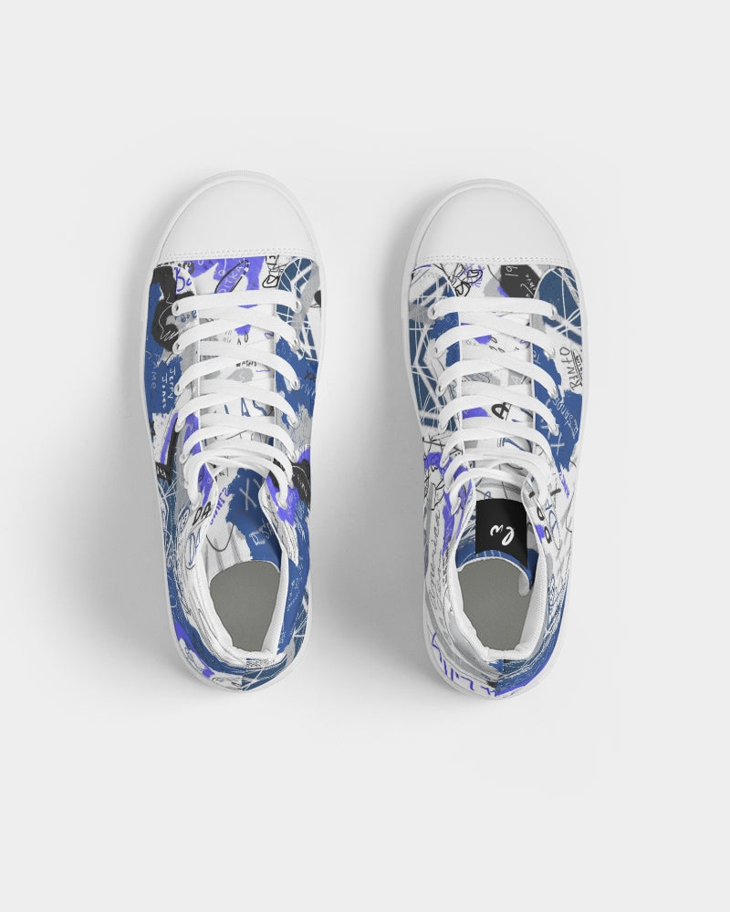 Louie Wri The Rivals Collection Men's Hightop Canvas Shoe