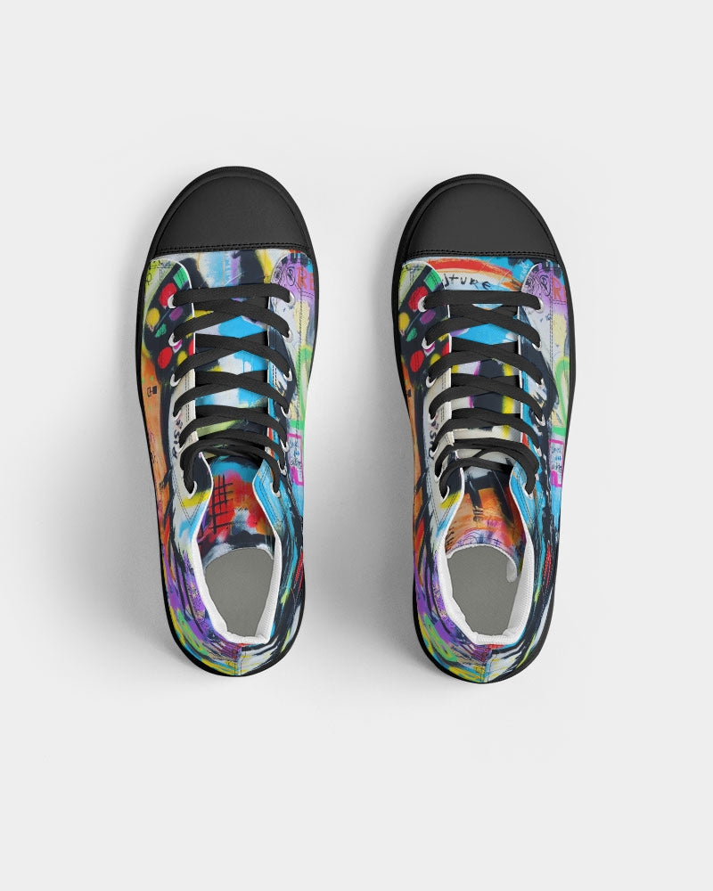 Louie Wri Neo 1.83 X Loiuhltee Men's Hightop Canvas Shoe - Black