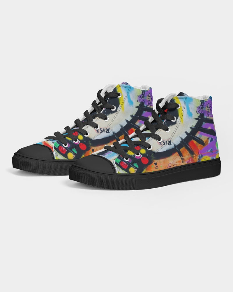 Louie Wri Neo 1.83 X Loiuhltee Men's Hightop Canvas Shoe - Black