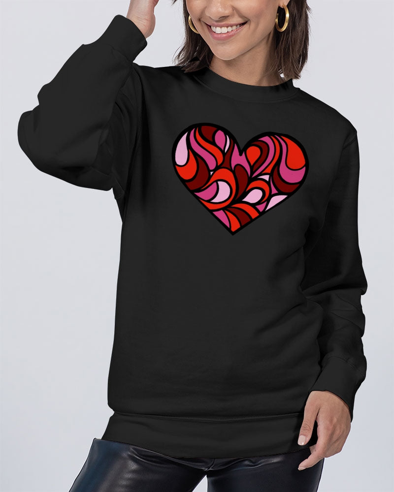 Louie Love Heart Unisex Premium Crewneck Sweatshirt
