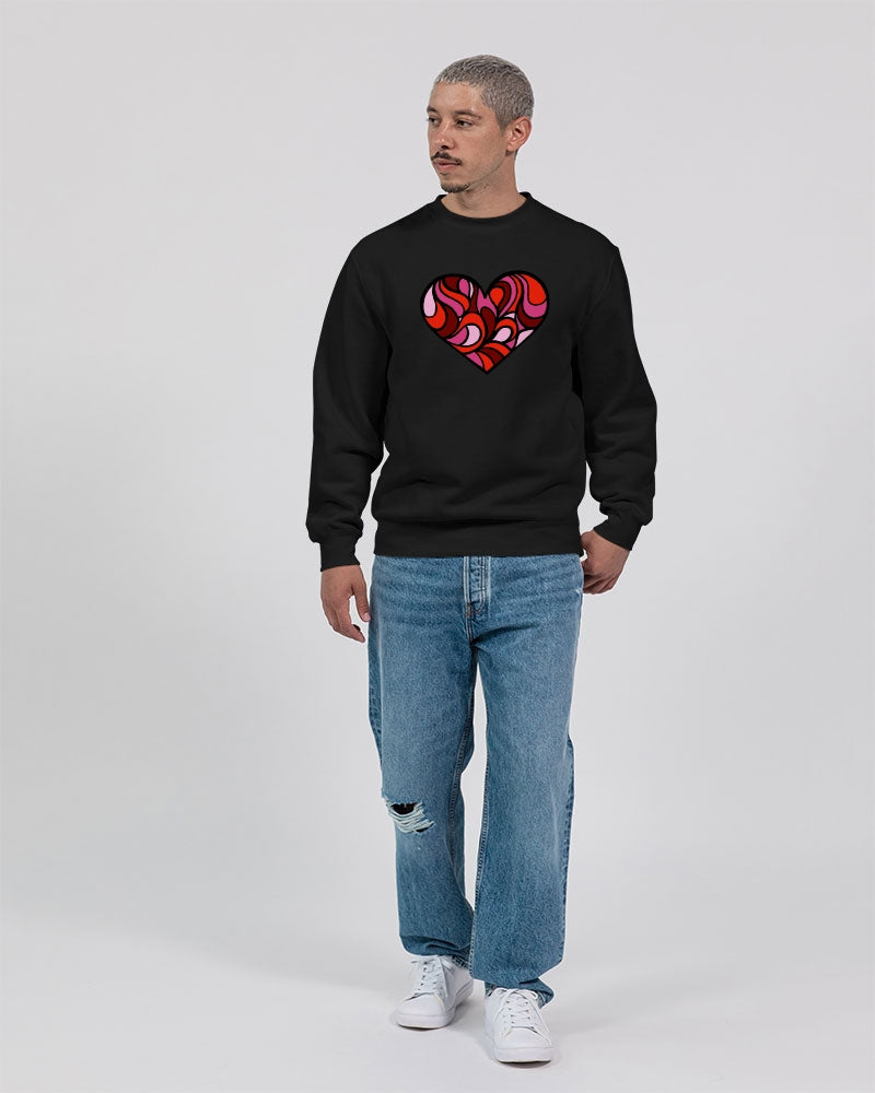 Louie Love Heart Unisex Premium Crewneck Sweatshirt | Lane Seven