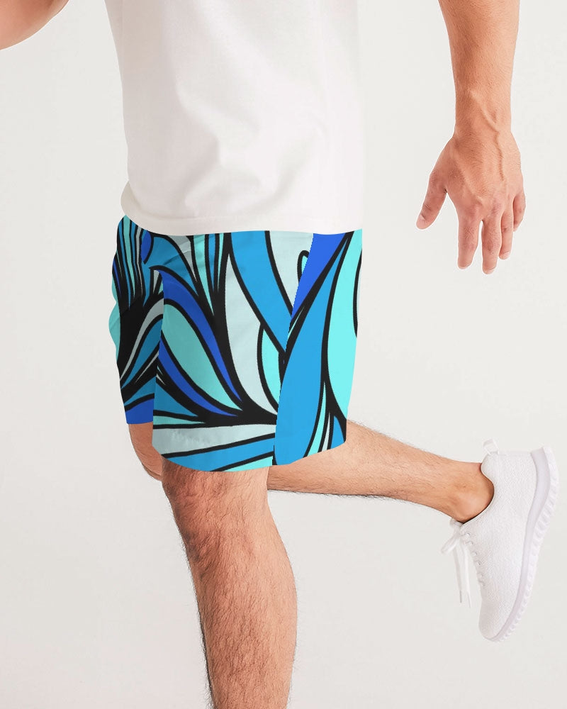 Louie Cool Bleu Men's Jogger Shorts