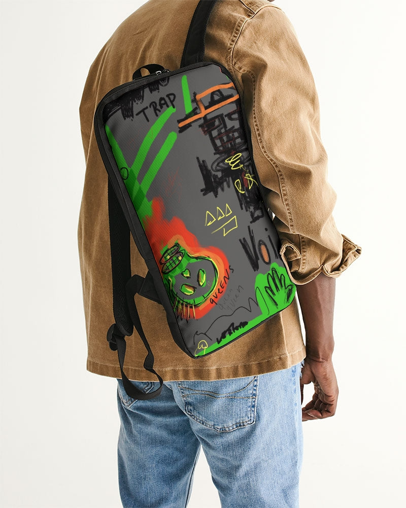 Trap Queen Grey Slim Tech Backpack