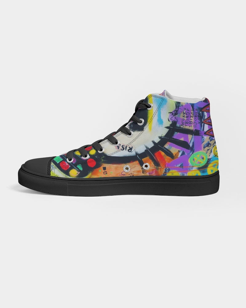 Louie Wri Neo 1.83 X Loiuhltee Men's Hightop Canvas Shoe - Black