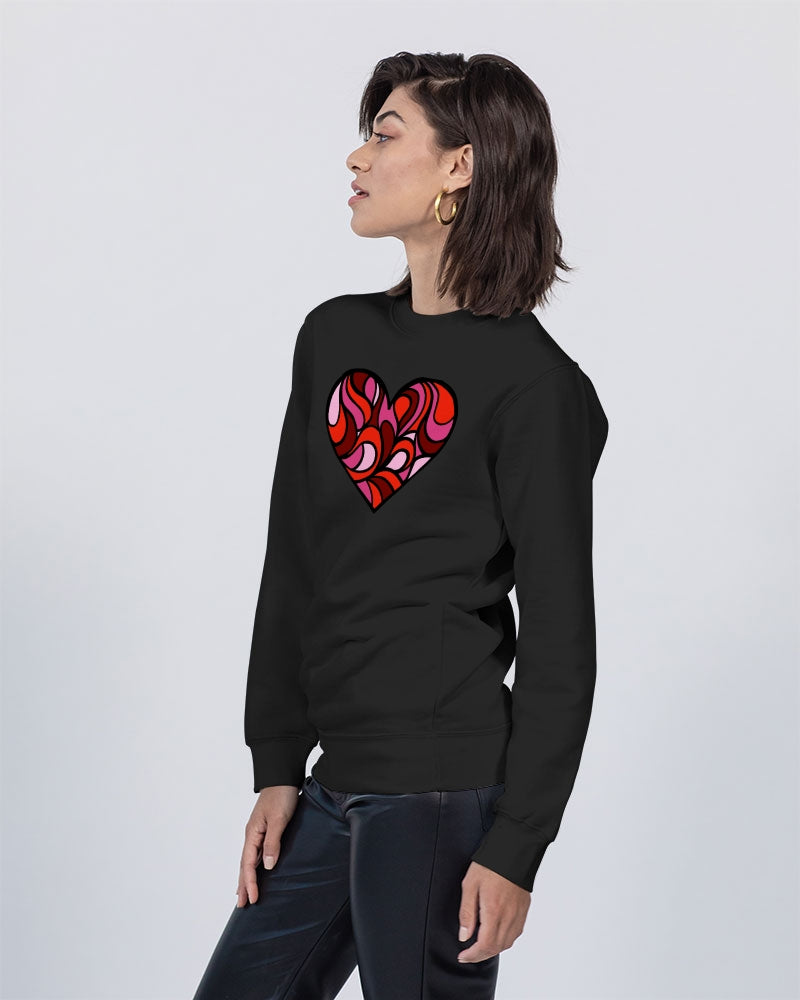 Louie Love Heart Unisex Premium Crewneck Sweatshirt