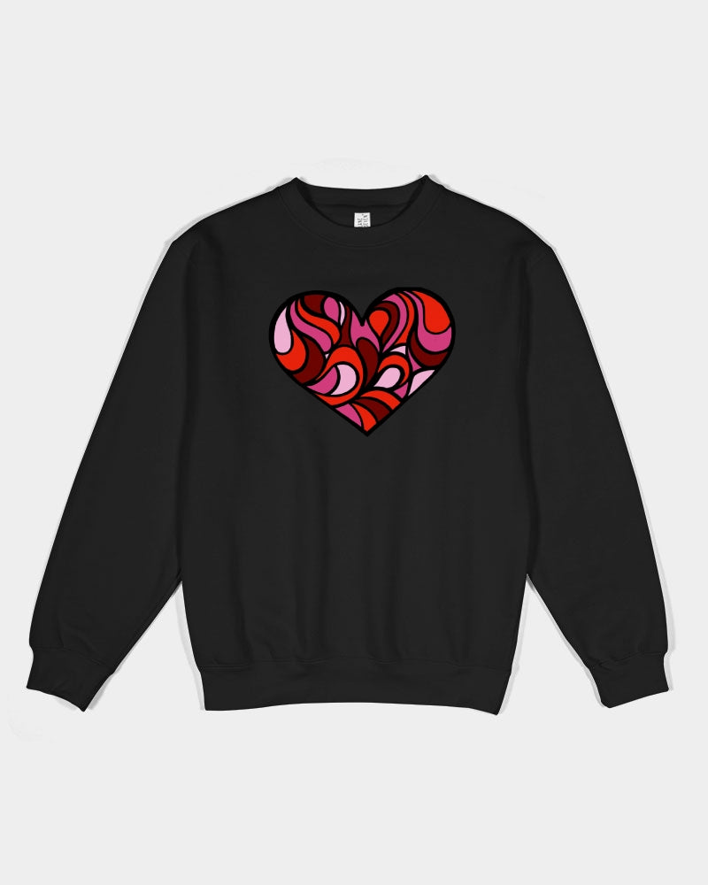 Louie Love Heart Unisex Premium Crewneck Sweatshirt
