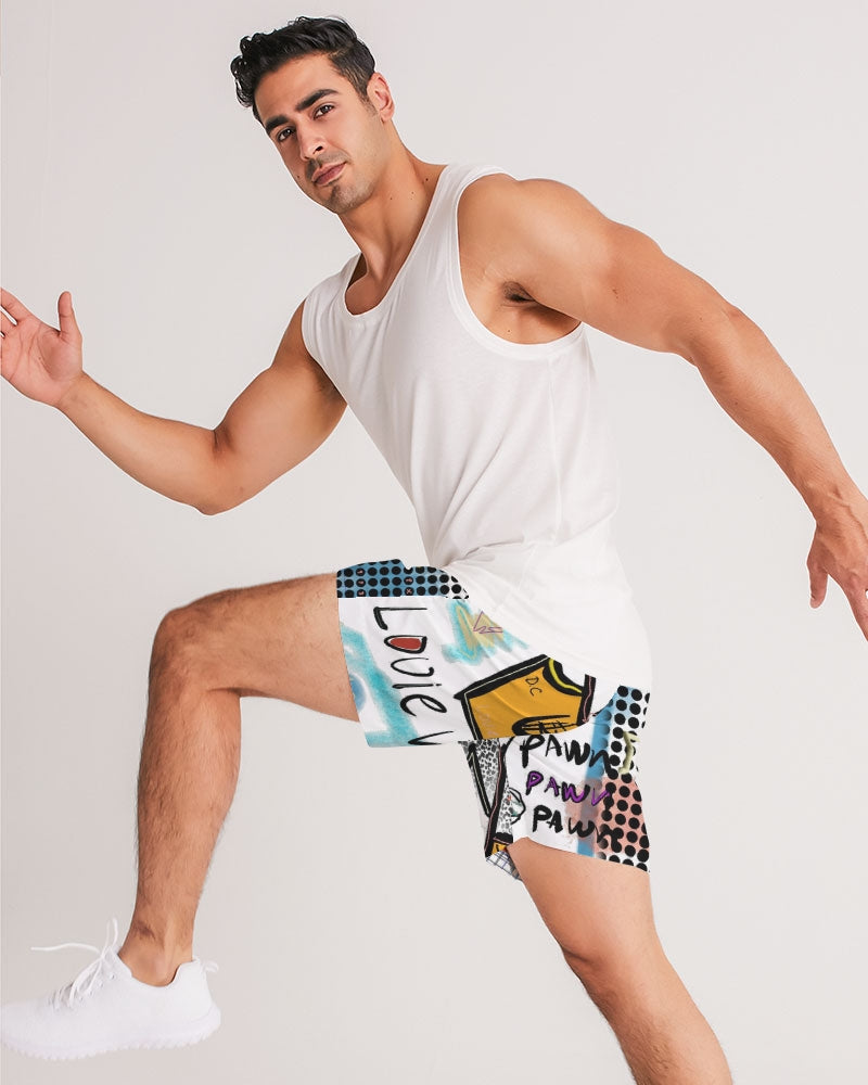 Louie Wri Trap 2 Collection Men's Jogger Shorts