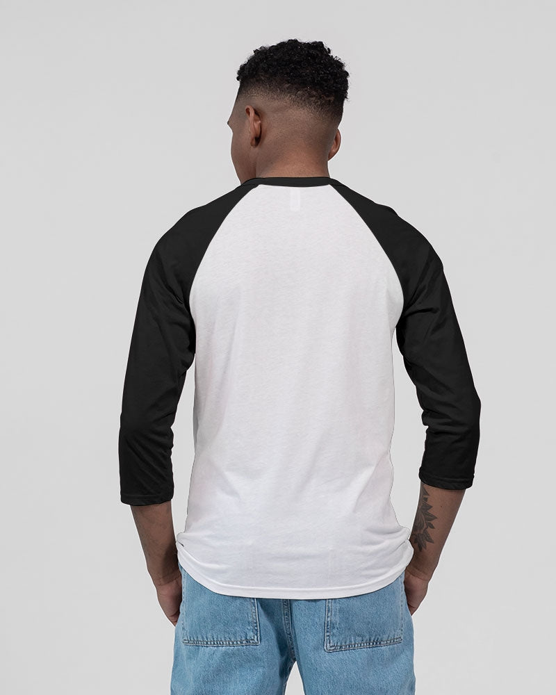 Mask Collection Unisex Three-Quarter Sleeve Baseball Tee | Bella + Canvas