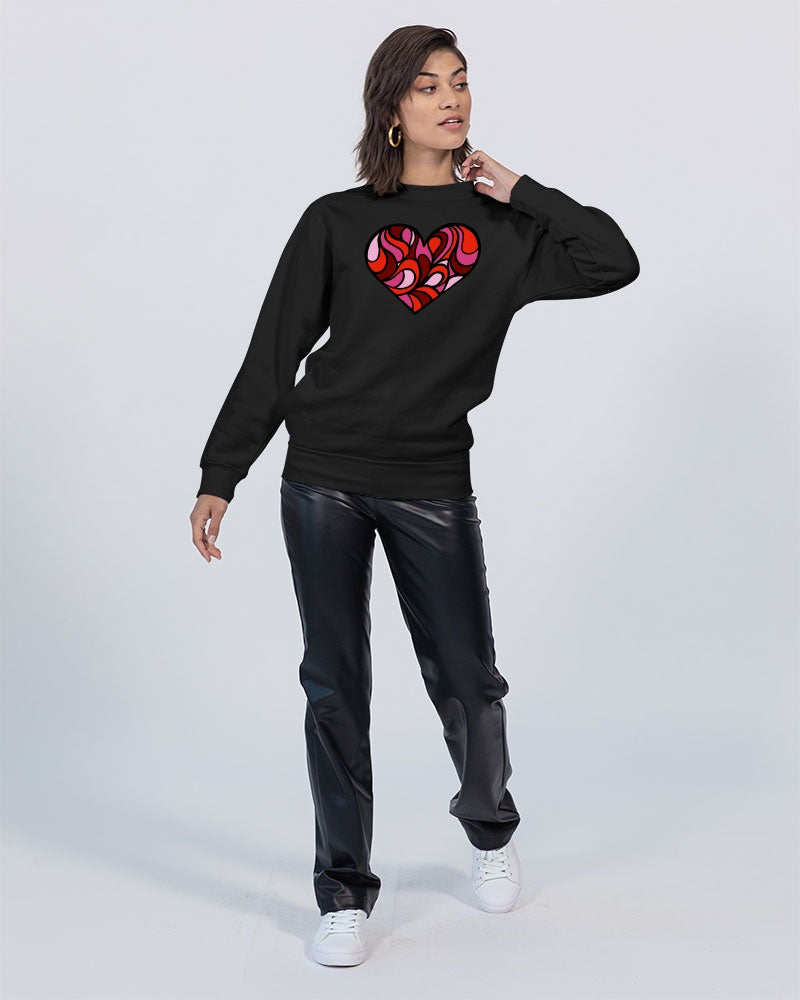 Louie Love Heart Unisex Premium Crewneck Sweatshirt