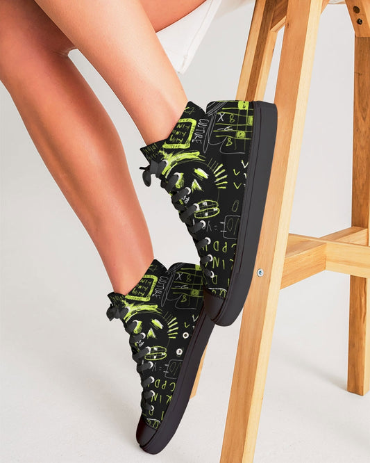 Neo 1.83 Un Trap Collection Women's Hightop Canvas Shoe - Black
