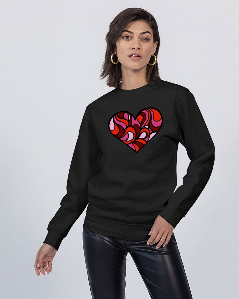 Louie Love Heart Unisex Premium Crewneck Sweatshirt