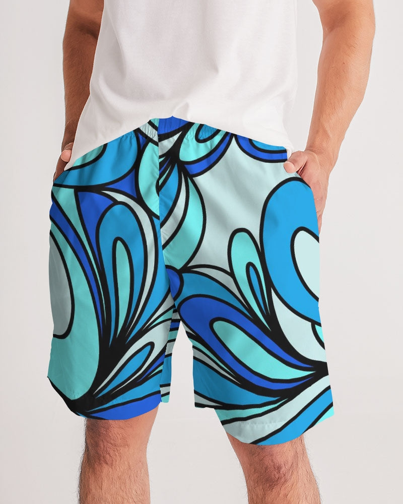 Louie Cool Bleu Men's Jogger Shorts