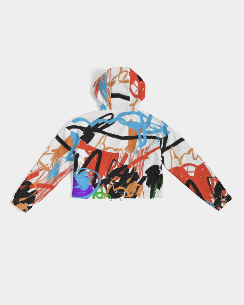 Luna Solei Collection Women's Cropped Windbreaker